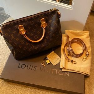 Louis Vuitton Speedy with Strap size 30